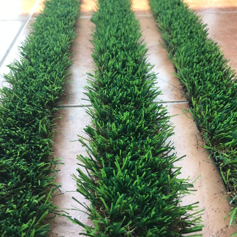 KuGuo Artificial Grass Decoration Strip Indoor/Outdoor DIY Fake Grass (Autumn, Width 2" x Length 48") - Image 5